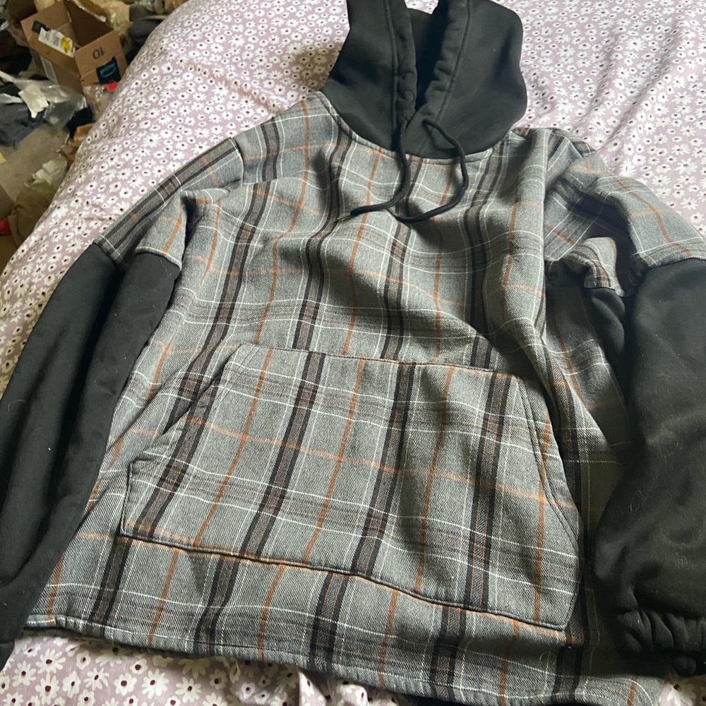 Plaid Men’s Small Hoodie